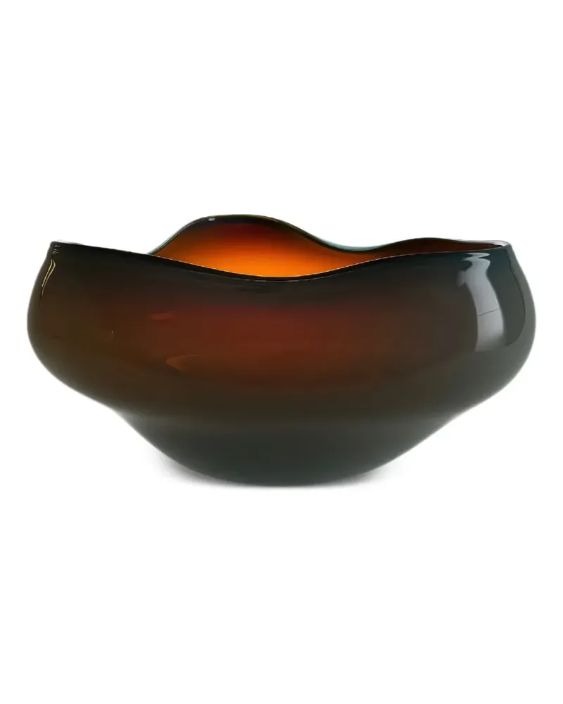 Alexa Lixfeld Skulpturale Komet Glasvase (46cm) - Grün Grün