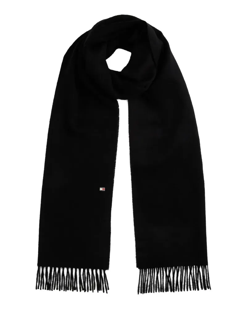 Tommy Hilfiger fringed scarf - Schwarz Schwarz