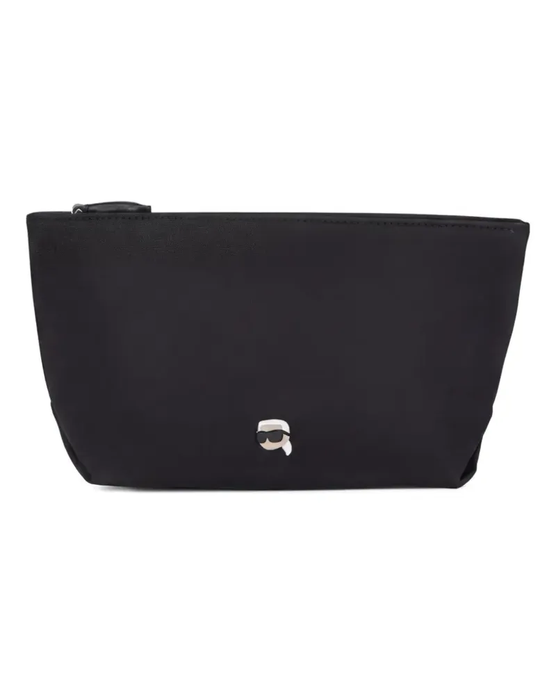 Karl Lagerfeld Ikon Kosmetiktasche - Schwarz Schwarz