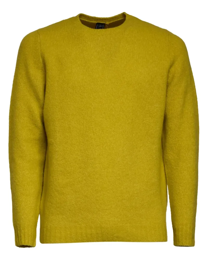 Fedeli Argentina Pullover mit rundem Ausschnitt - Gelb Gelb