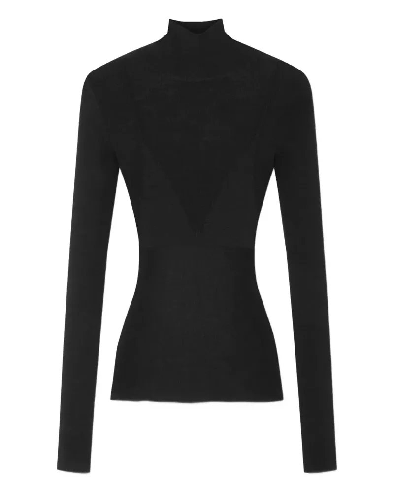 Versace Pullover aus Schurwolle - Schwarz Schwarz
