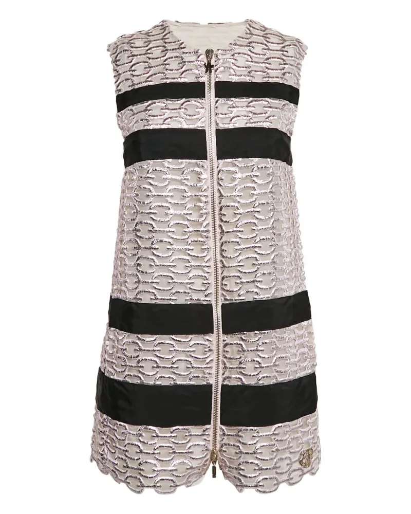 Moncler Kleid mit Kettendetail - Grau Grau
