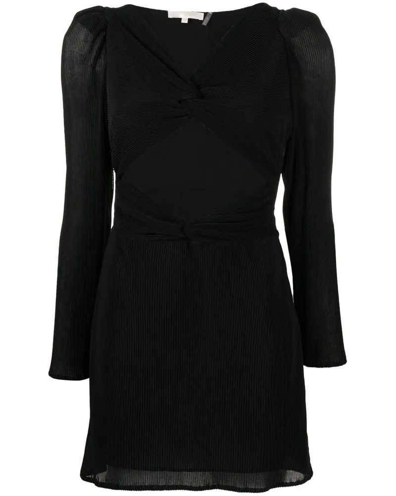 LoveShackFancy Minikleid mit Cut-Outs - Schwarz Schwarz