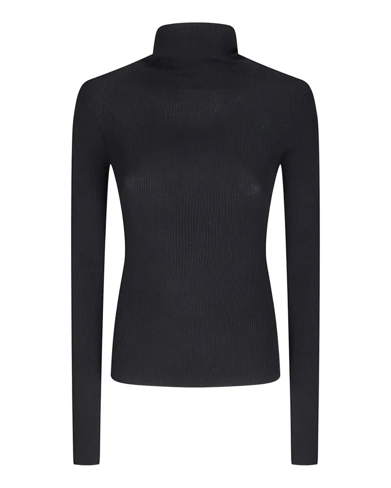 Our Legacy ribbed-knit roll-neck sweater - Schwarz Schwarz