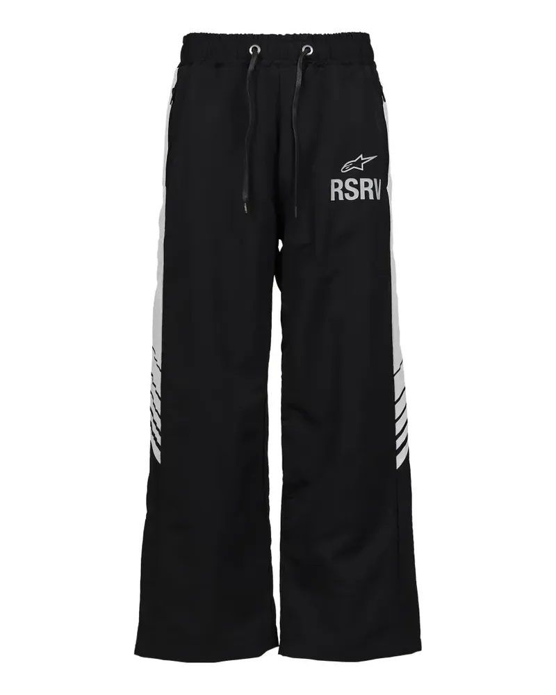 Alpinestars RSRV logo-print wide-leg track pants - Schwarz Schwarz