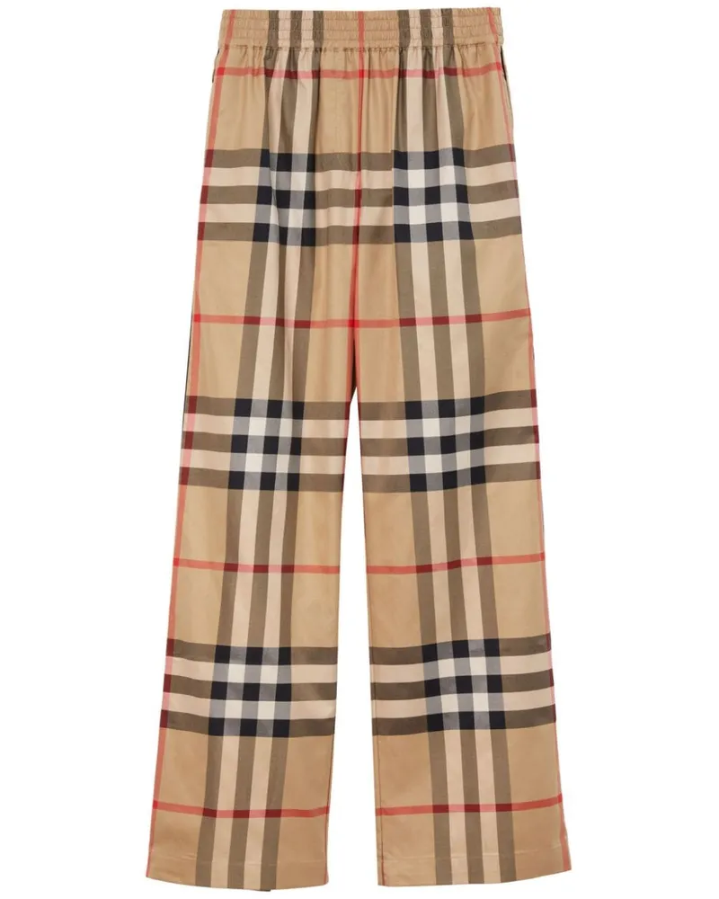 Burberry Hose mit Karomuster - Nude Nude