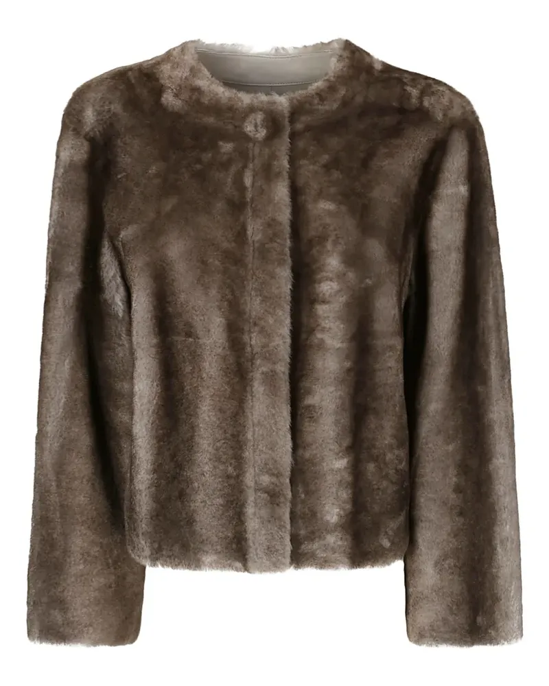 DESA Wendbare Merinojacke - Braun Braun