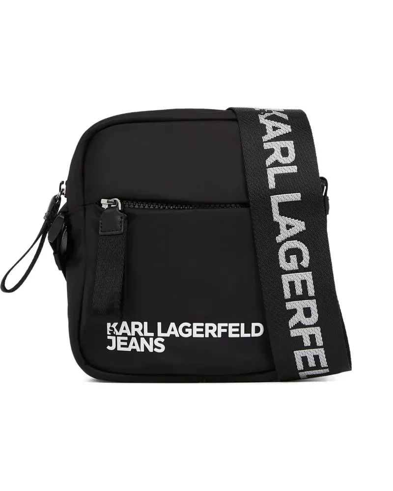 Karl Lagerfeld Tasche mit Logo - Schwarz Schwarz