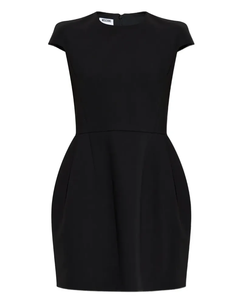 Moschino Minikleid mit angeschnittenen Ärmeln - Schwarz Schwarz