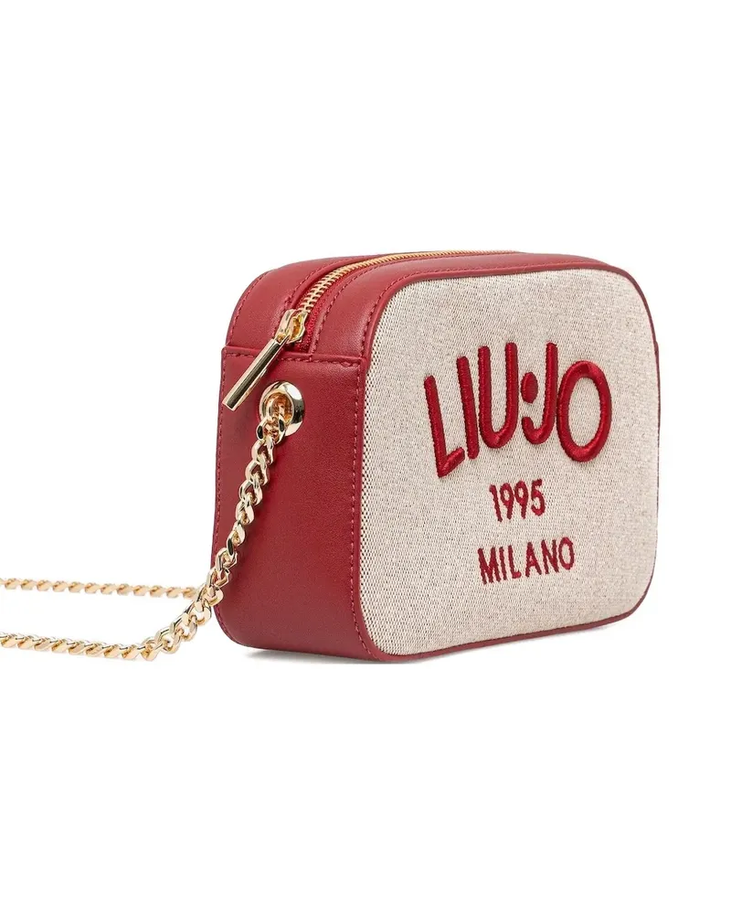 Liu Jo Kleine Umhängetasche mit Logo-Stickerei - Weiß Weiß