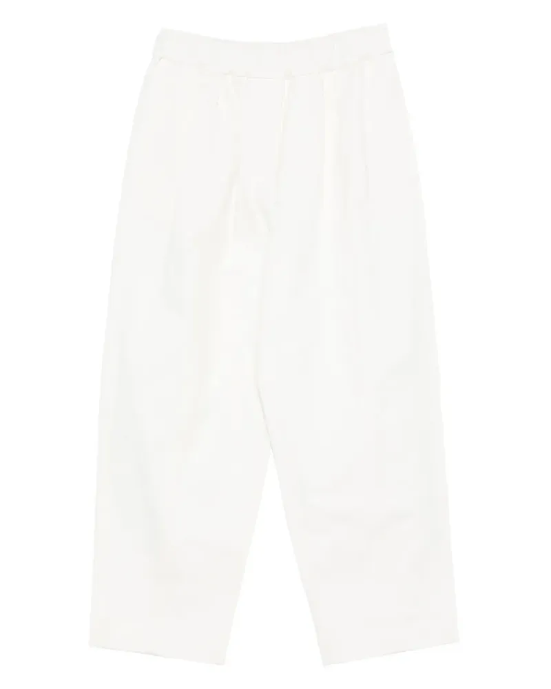 TELA Hose mit Bundfalten - Weiß Weiß