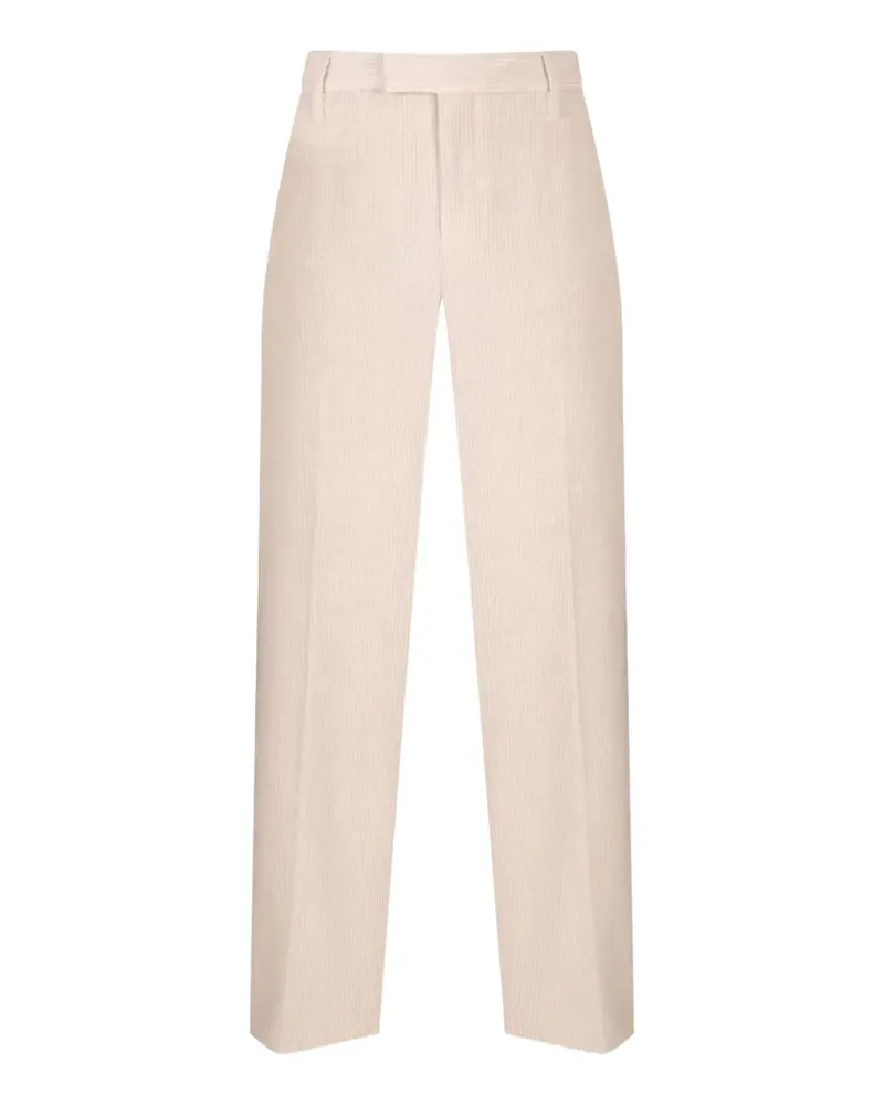 Brunello Cucinelli straight-leg corduroy trousers - Nude Nude