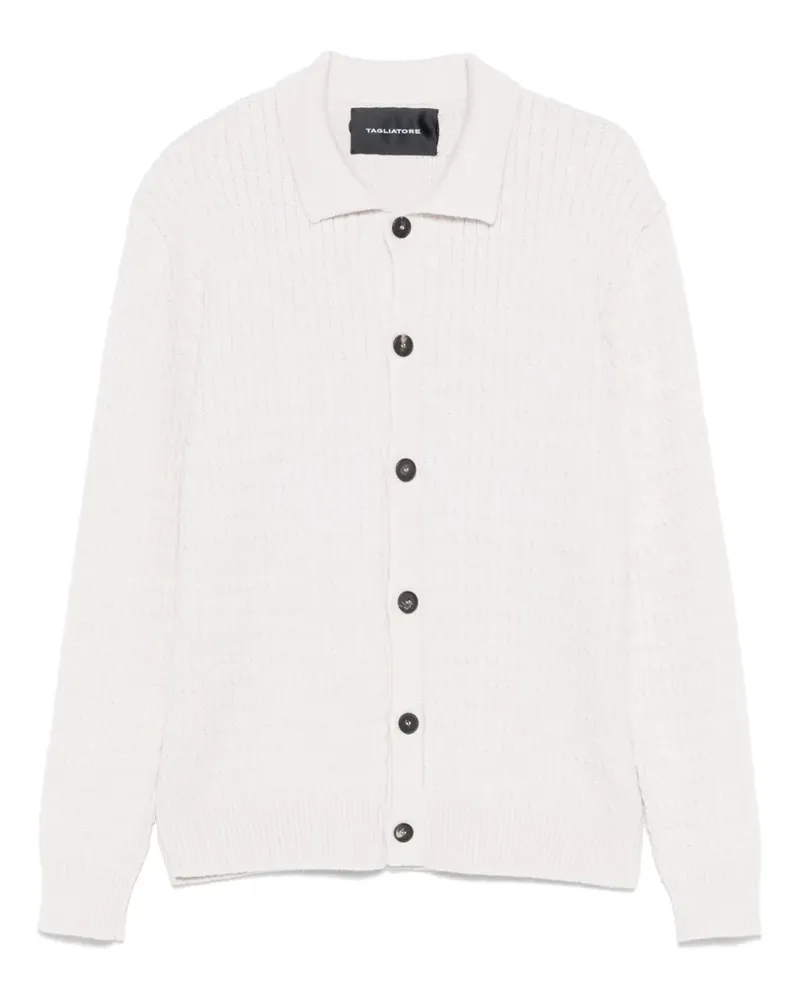 Tagliatore Klassischer Cardigan - Nude Nude