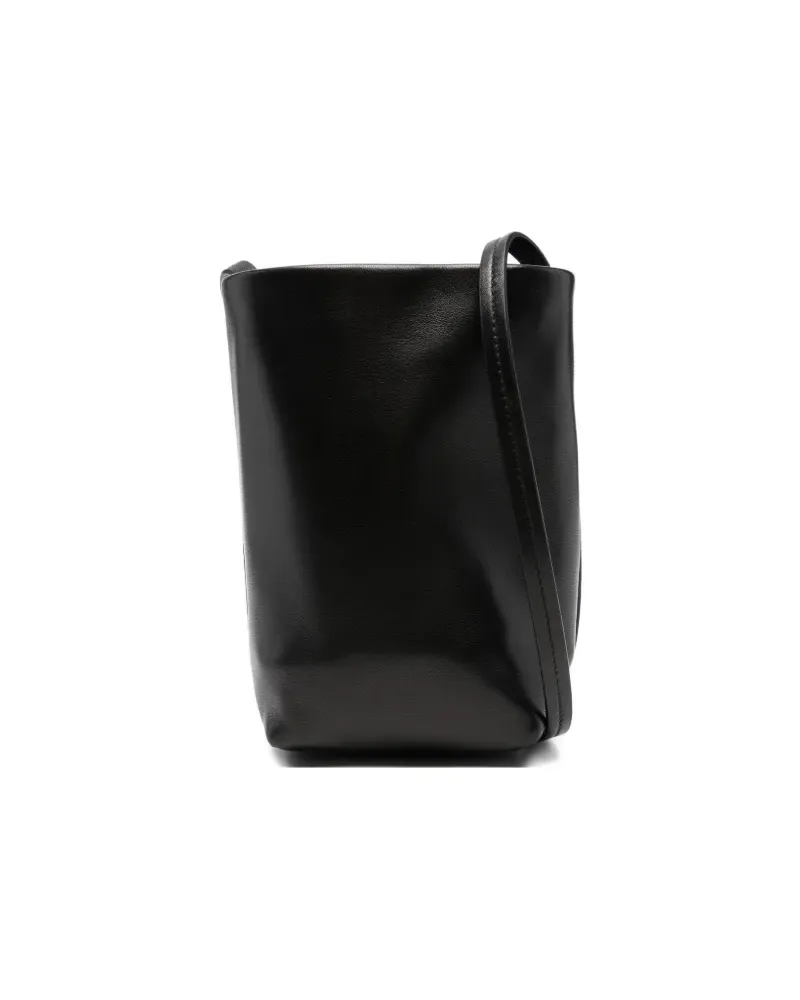 The Row leather cross body bag - Schwarz Schwarz