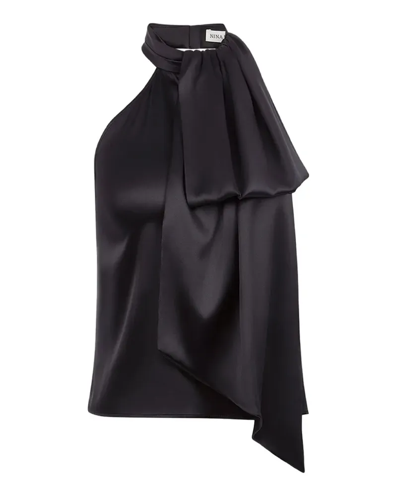 Nina Ricci Neckholder-Top - Schwarz Schwarz