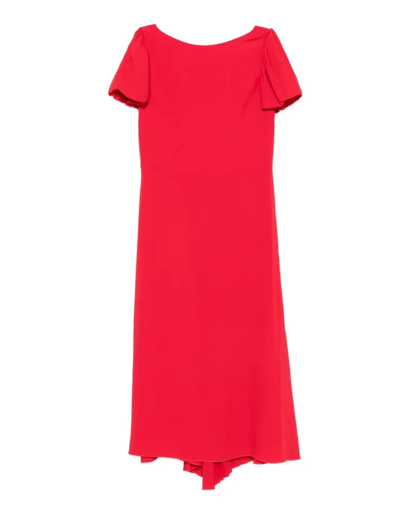 N° 21 flutter-sleeve midi dress - Rot Rot