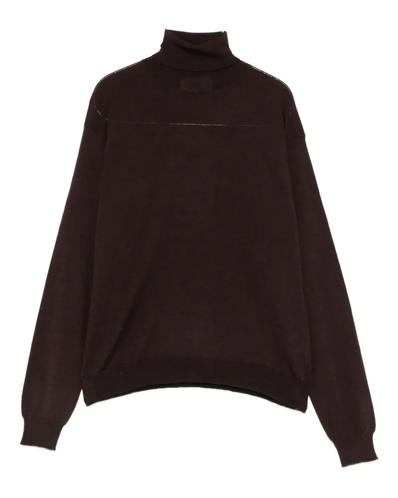 SOLOTRE roll-neck sweater - Schwarz Schwarz