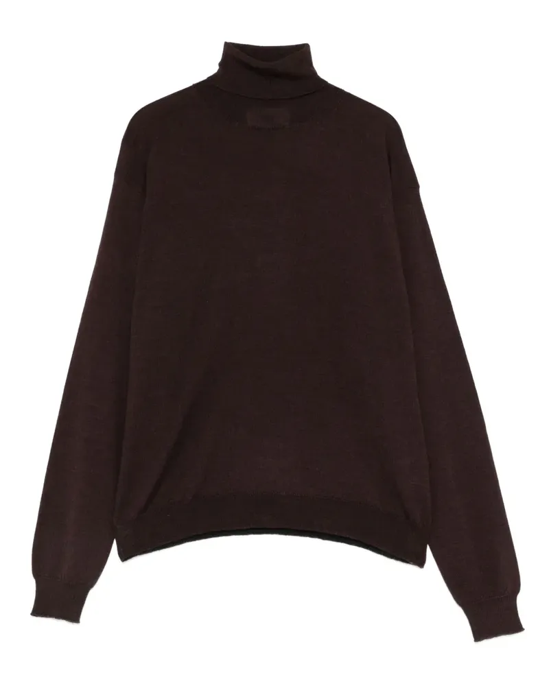 SOLOTRE Pullover mit Rollkragen - Schwarz Schwarz