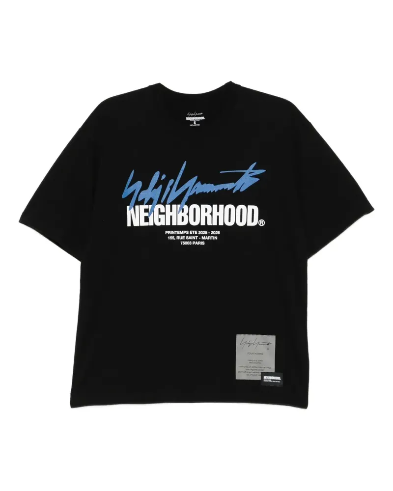 Yohji Yamamoto NH T-Shirt - Schwarz Schwarz