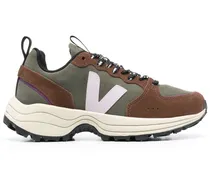 Sneakers mit Wildledereinsätzen - Grün