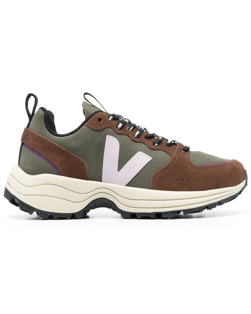 VEJA Sneakers mit Wildledereinsätzen - Grün Grün