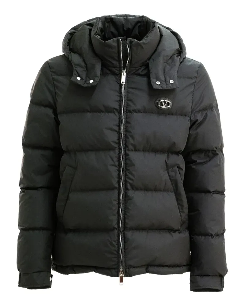 Valentino Garavani VLogo puffer jacket - Schwarz Schwarz
