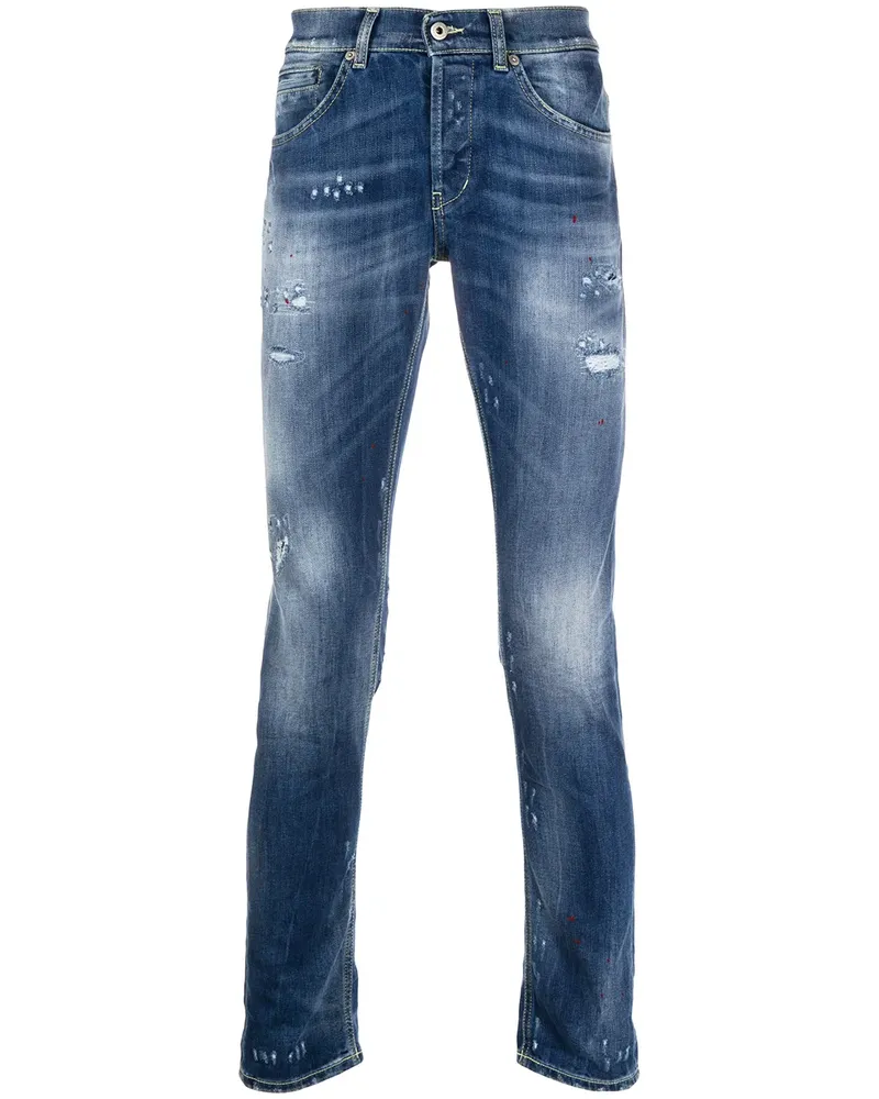 Dondup Jeans mit Stone-Wash-Effekt - Blau Blau