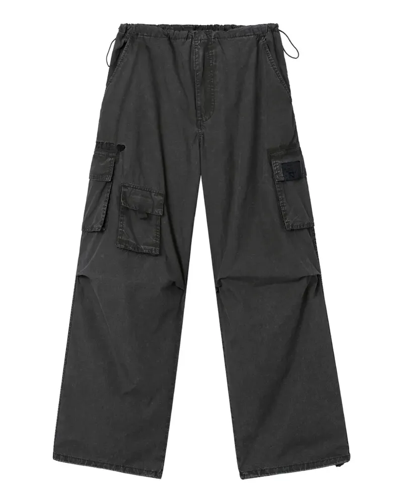 Izzue cargo-pocket trousers - Schwarz Schwarz