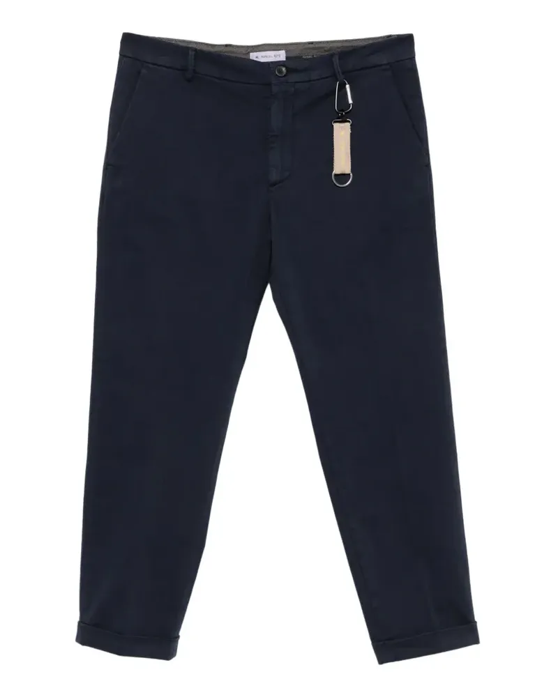 Manuel Ritz Detroit stretch-cotton twill trousers - Blau Blau