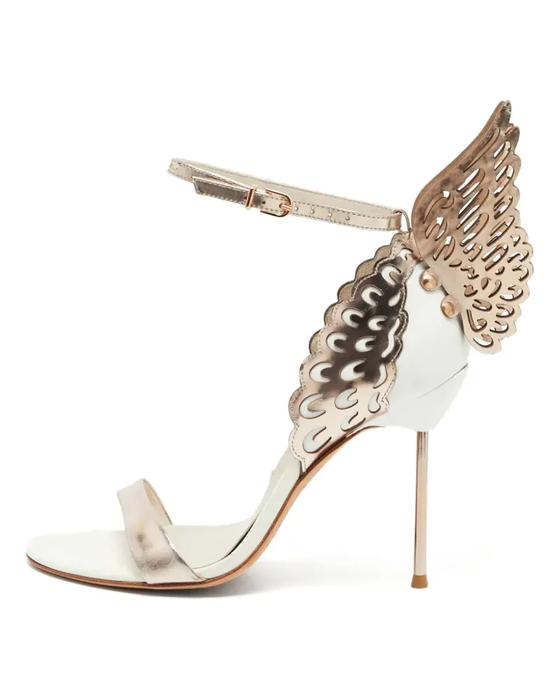 Sophia Webster Evangeline Sandalen mit Flügeldetail - Weiß Weiß