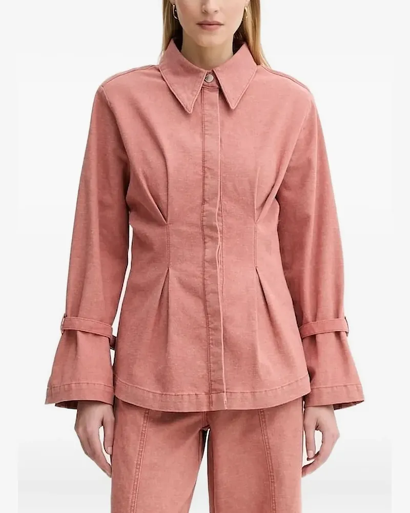 Gestuz Hemd mit Gürtel - Rosa Rosa