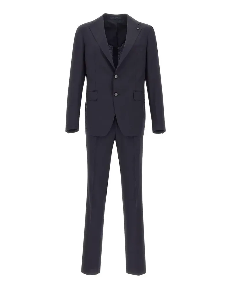 Tagliatore Einreihiger Anzug - Blau Blau