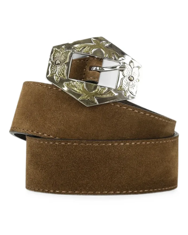 Fortela Yuchi suede belt - Braun Braun