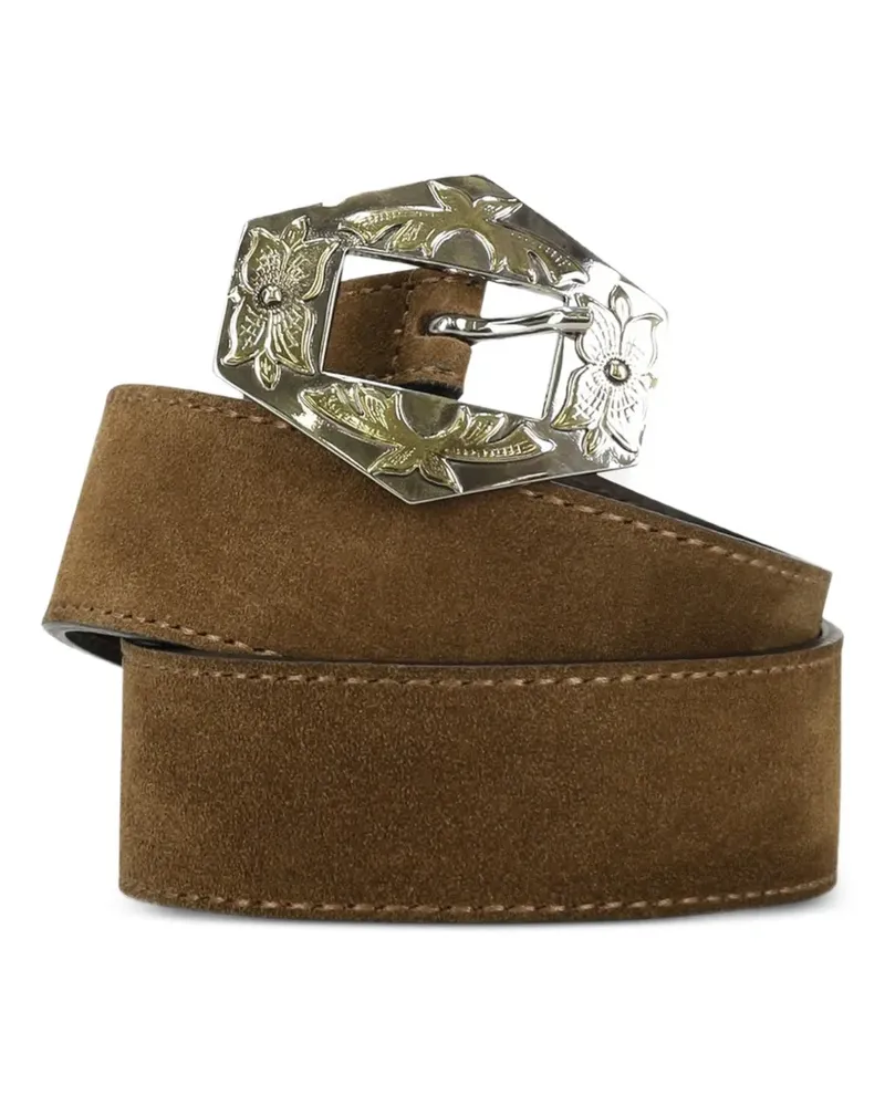 Fortela Yuchi Gürtel aus Wildleder - Braun Braun