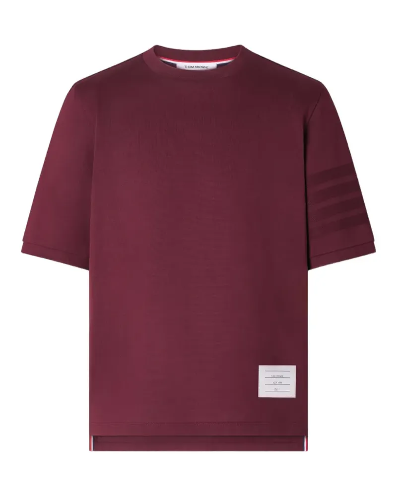 Thom Browne Klassisches T-Shirt - Rot Rot
