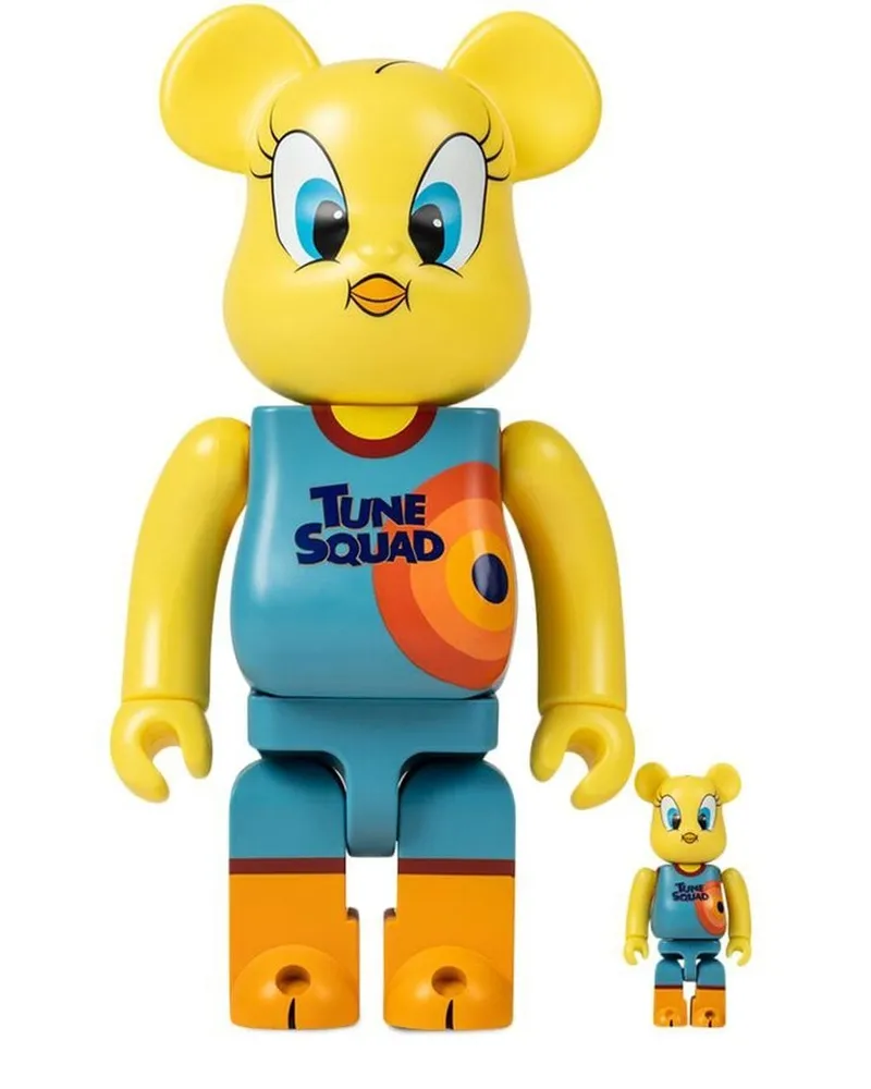 Medicom Toy x Space Jam A New Legacy Tweety BE@RBRICK Figuren-Set Gelb