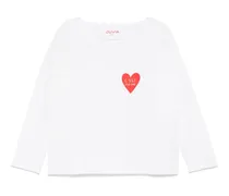 T-Shirt aus Baumwollgemisch - Weiß