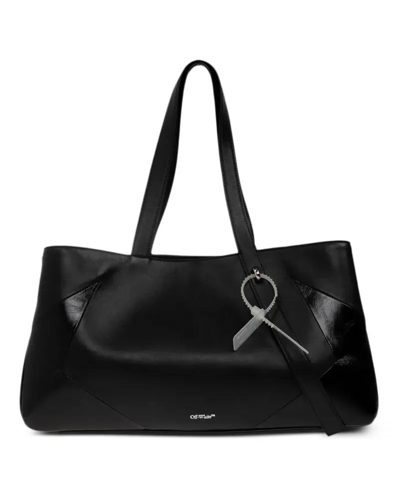 OFF-WHITE Große Oyah East West Schultertasche - Schwarz Schwarz
