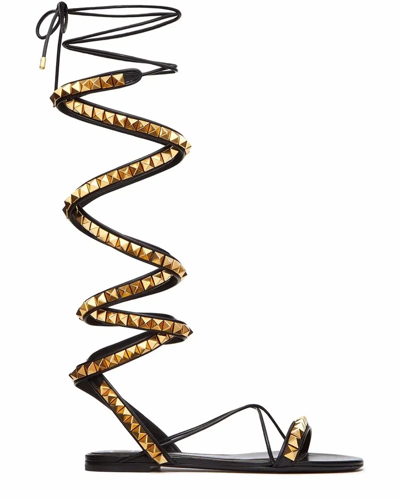 Valentino Garavani Rockstud No Limit Sandalen - Schwarz Schwarz