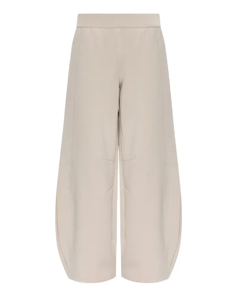 Nike logo-patch track pants - Nude Nude