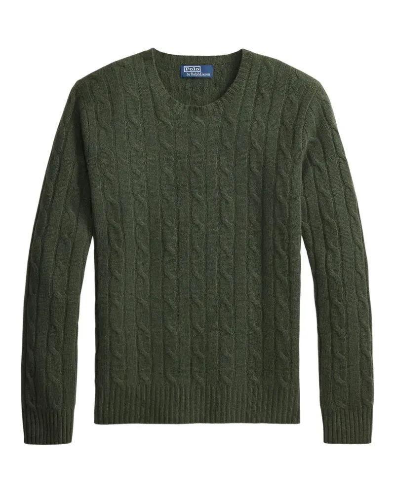 Ralph Lauren Kaschmirpullover mit Zopfmuster - Grün Grün