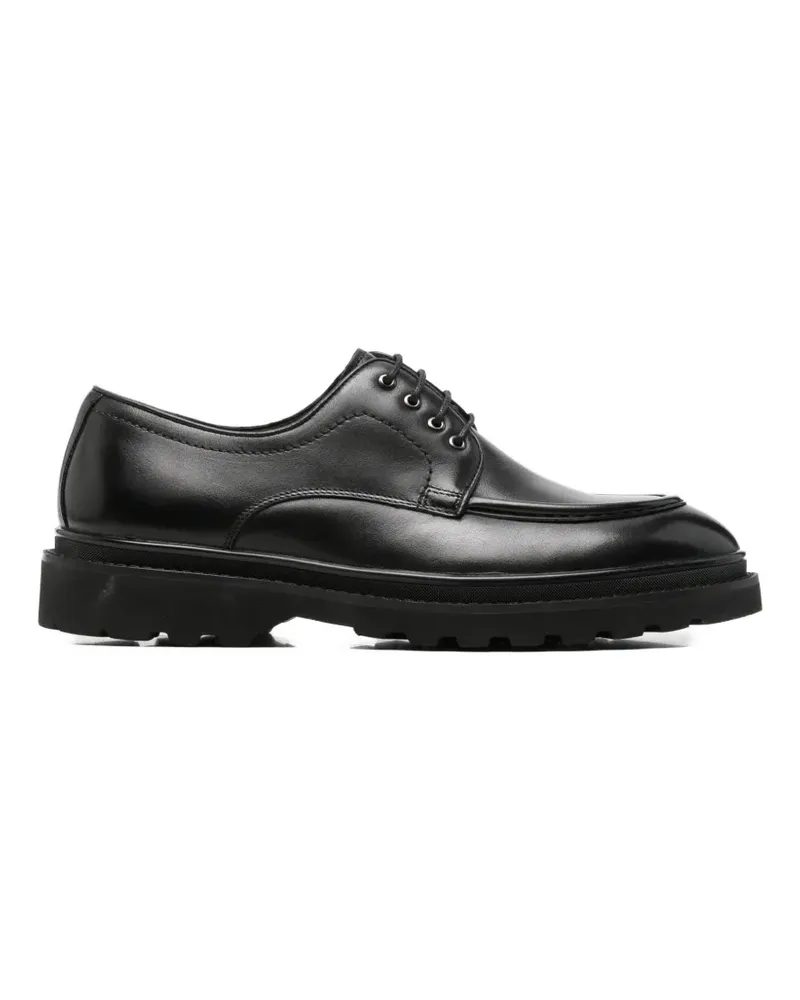 Alberto Gozzi apron-toe chunky-sole lace-up shoes - Schwarz Schwarz