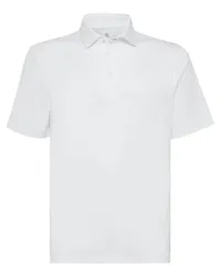 Brunello Cucinelli Klassisches Poloshirt Weiß