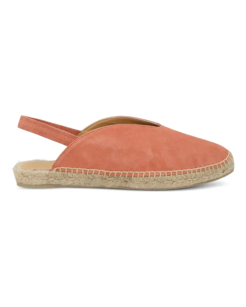 Castañer slingback flat espadrills - Orange Orange