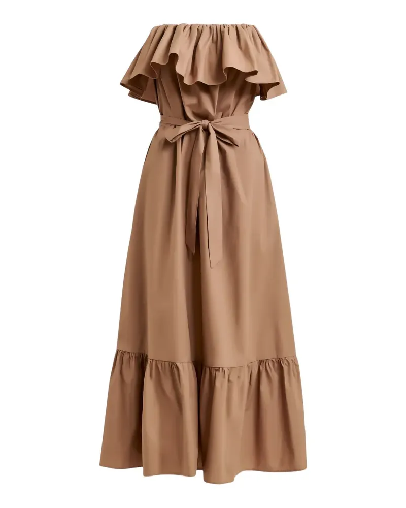 Essentiel Joyce ruffled maxi dress - Braun Braun