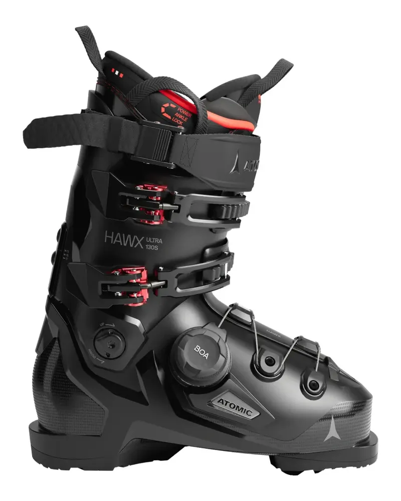 Atomic Hawx Ultra 130 S Boa buckle strap ski boots - Schwarz Schwarz