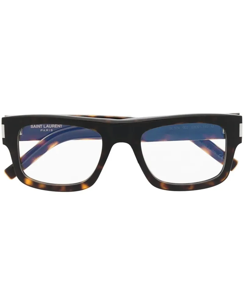 Saint Laurent Brille in Schildpattoptik - Braun Braun