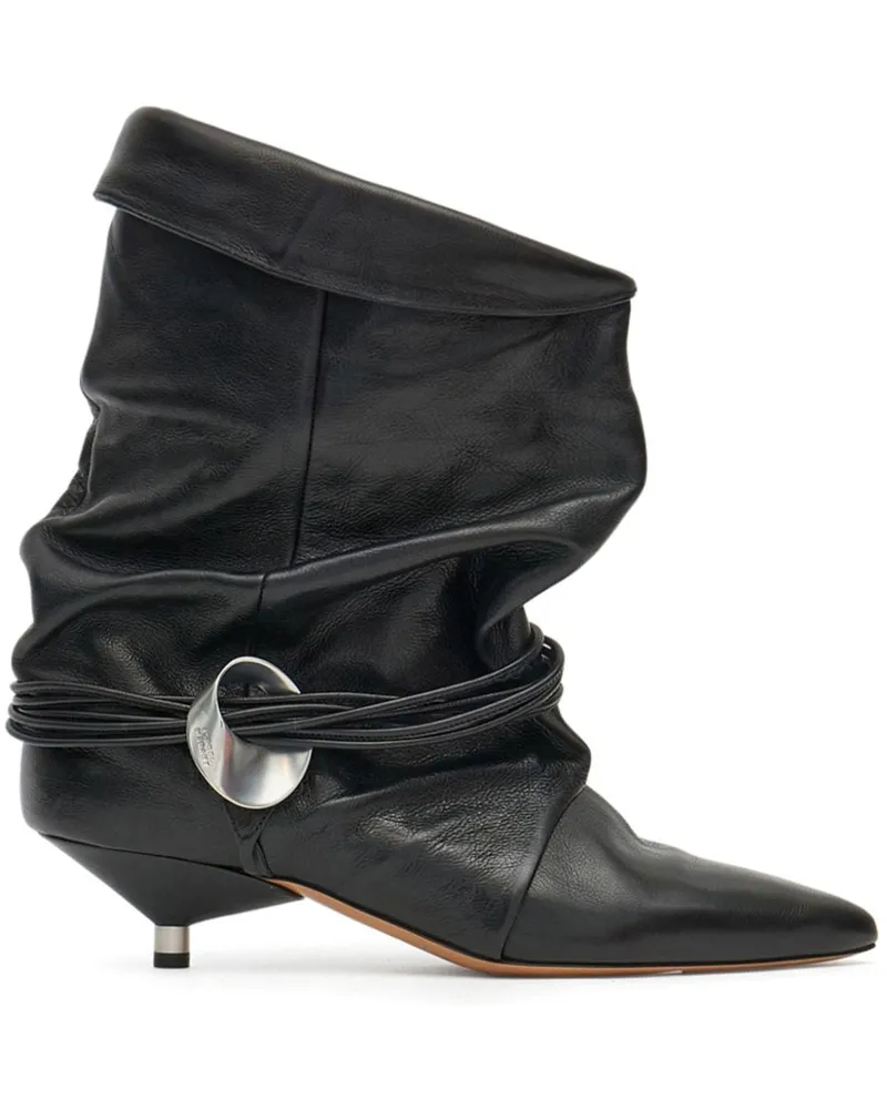 Isabel Marant Edrika Stiefel - Schwarz Schwarz