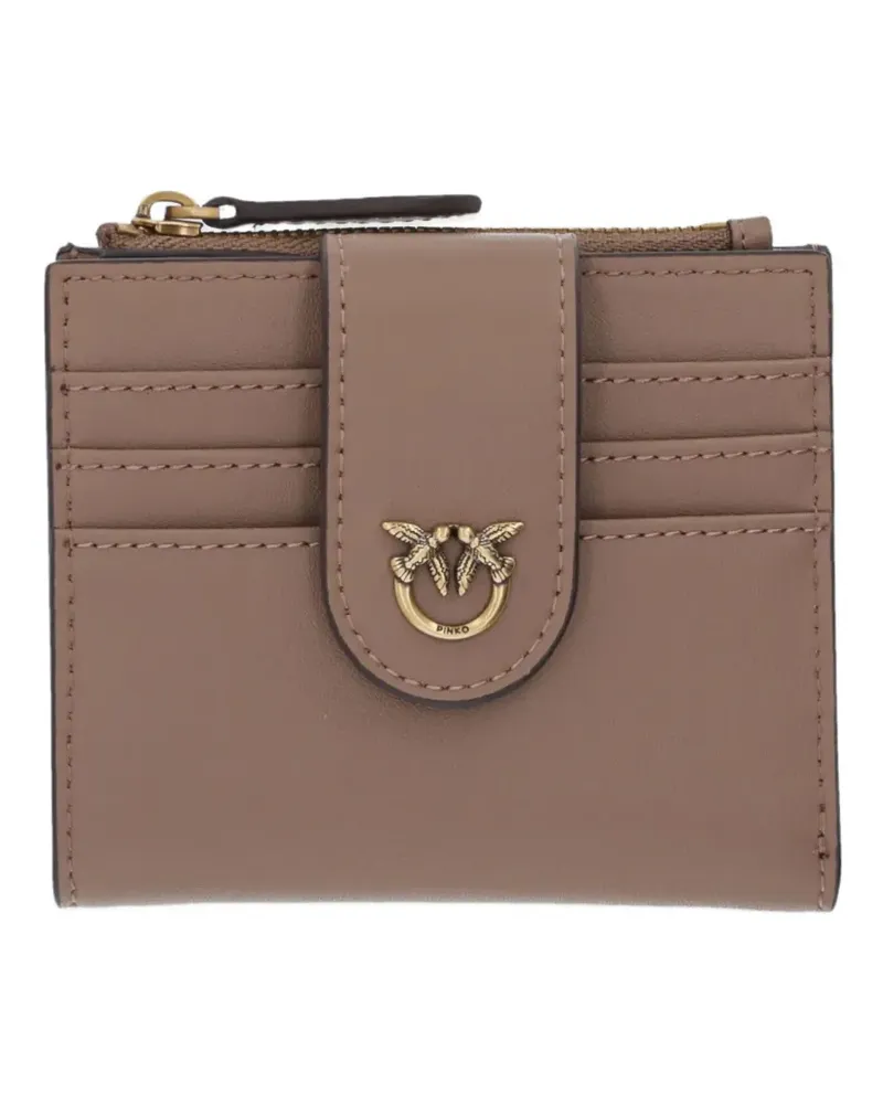 Pinko Portemonnaie mit Zickzackmuster - Nude Nude