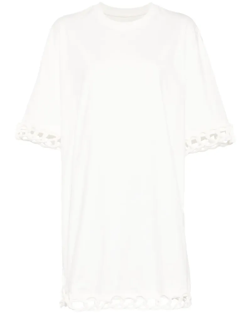 JNBY Kleid mit Lochmusterdetail - Weiß Weiß